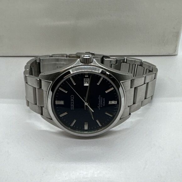 Seiko SZSB013 Men's Silver Stainless Steel Analog Dial Automatic Watch JNA97 - Picture 6 of 12